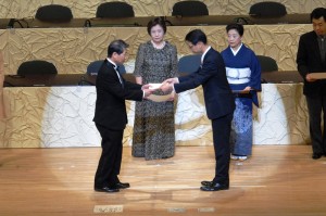 awards ceremony of The 100th anniversary concert -1-